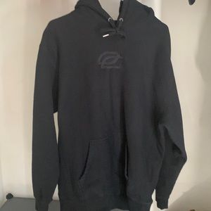 OpTic Gaming 6050.1235.75 Black Logo Sweatshirt XL + matching hat